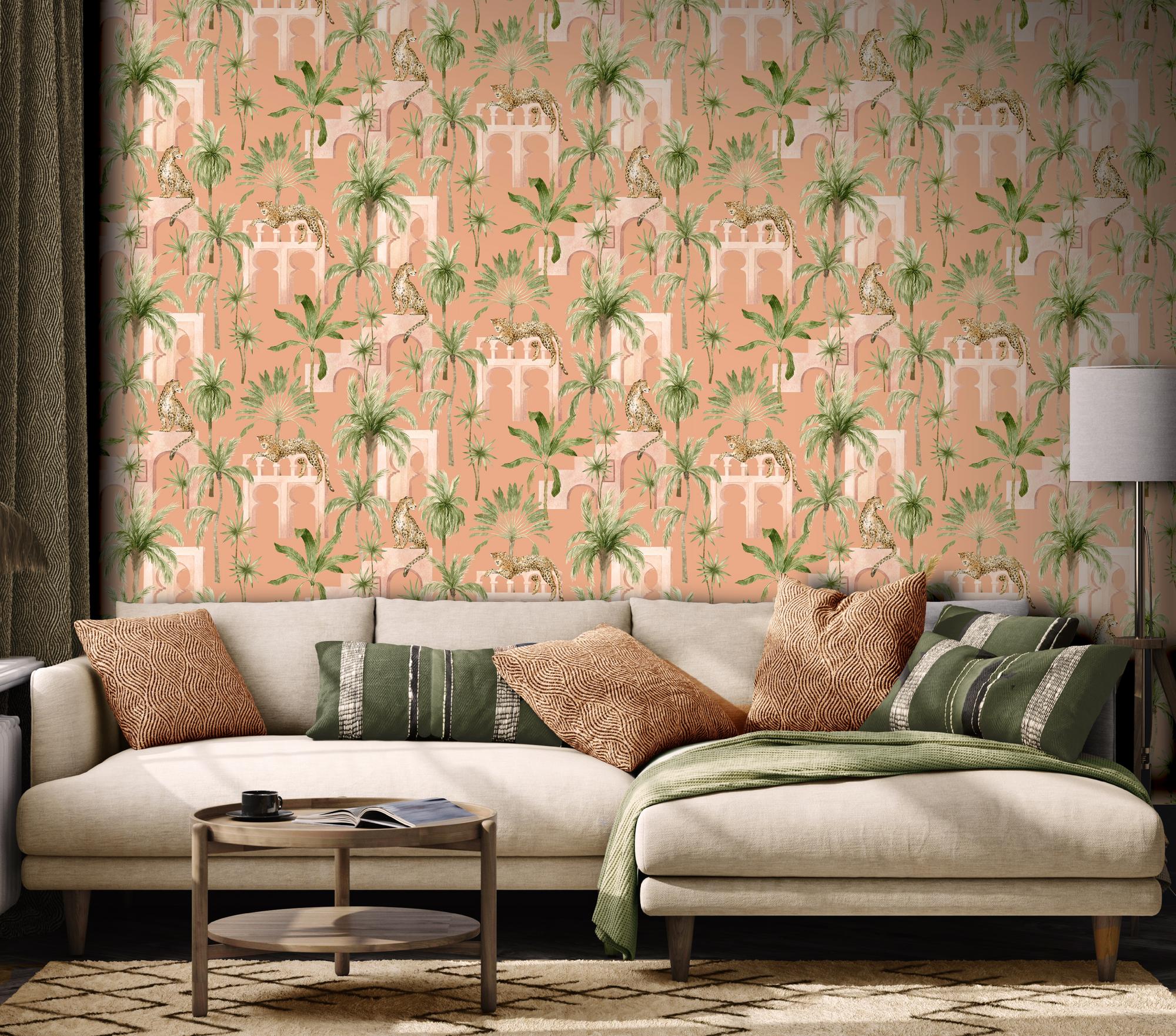 100376AH Leopard Arches by Wallpaper by Arthouse