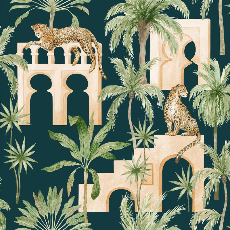 100377AH Leopard Arches by Wallpaper by Arthouse