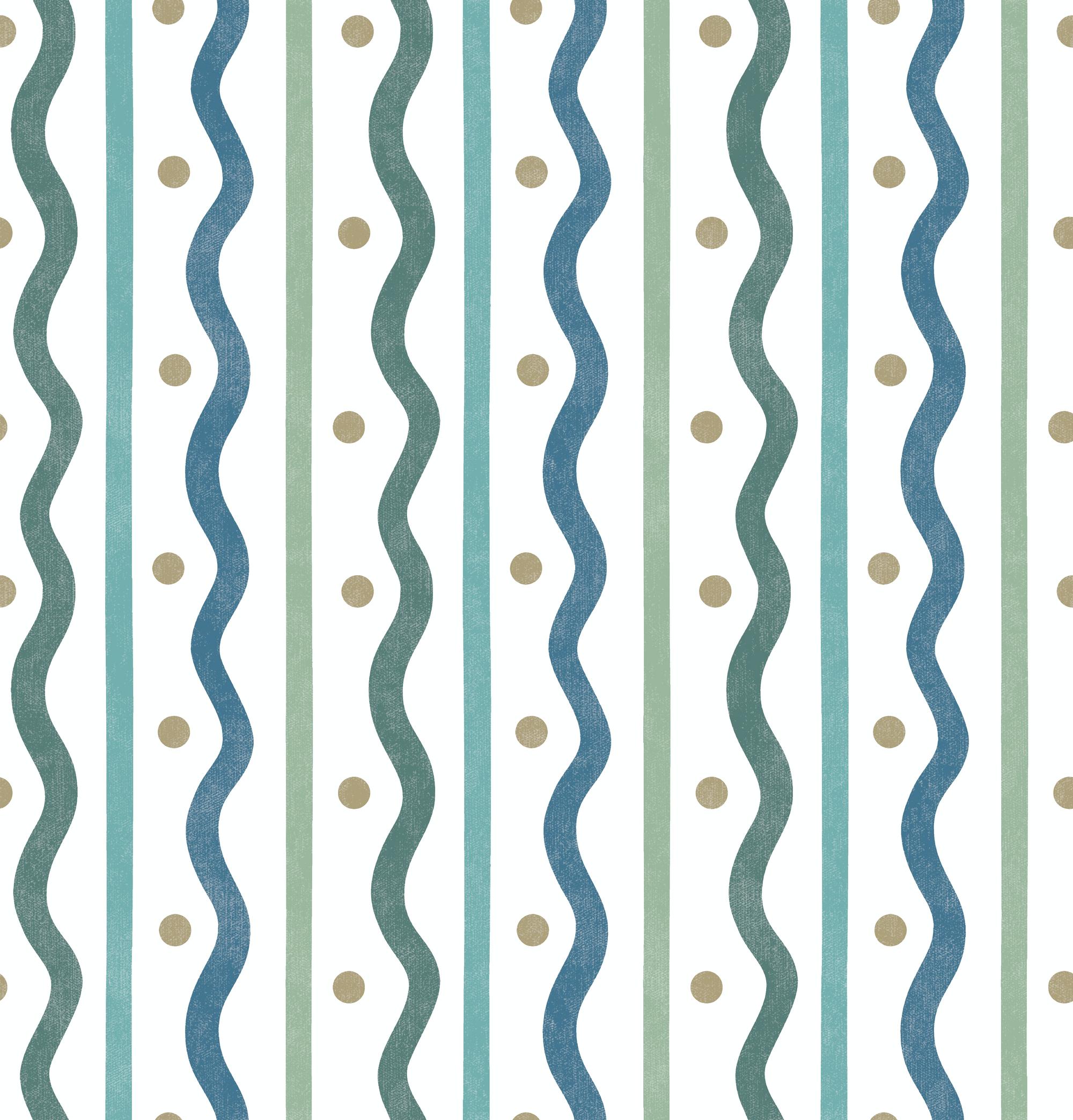 100386AH Squiggle Stripe by Wallpaper by Arthouse