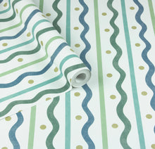 100386AH Squiggle Stripe by Wallpaper by Arthouse