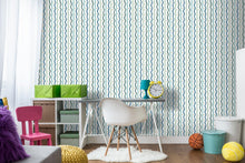 100386AH Squiggle Stripe by Wallpaper by Arthouse