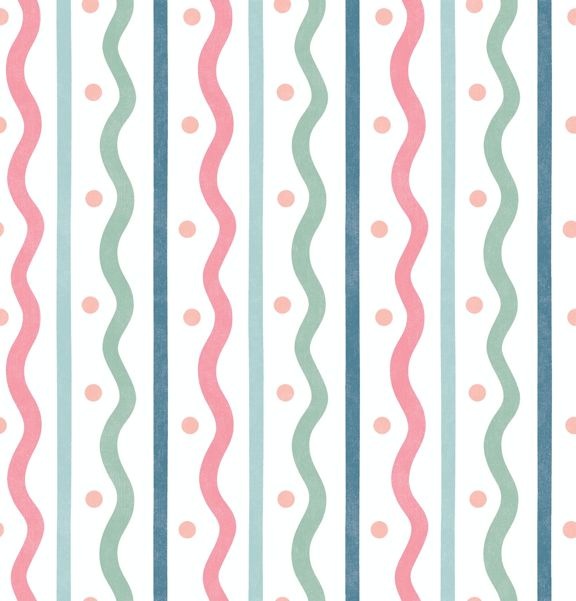 100387AH Squiggle Stripe by Wallpaper by Arthouse