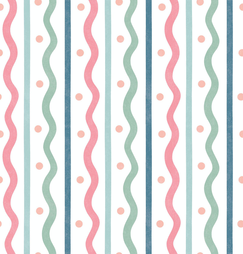 100387AH Squiggle Stripe by Wallpaper by Arthouse