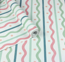 100387AH Squiggle Stripe by Wallpaper by Arthouse