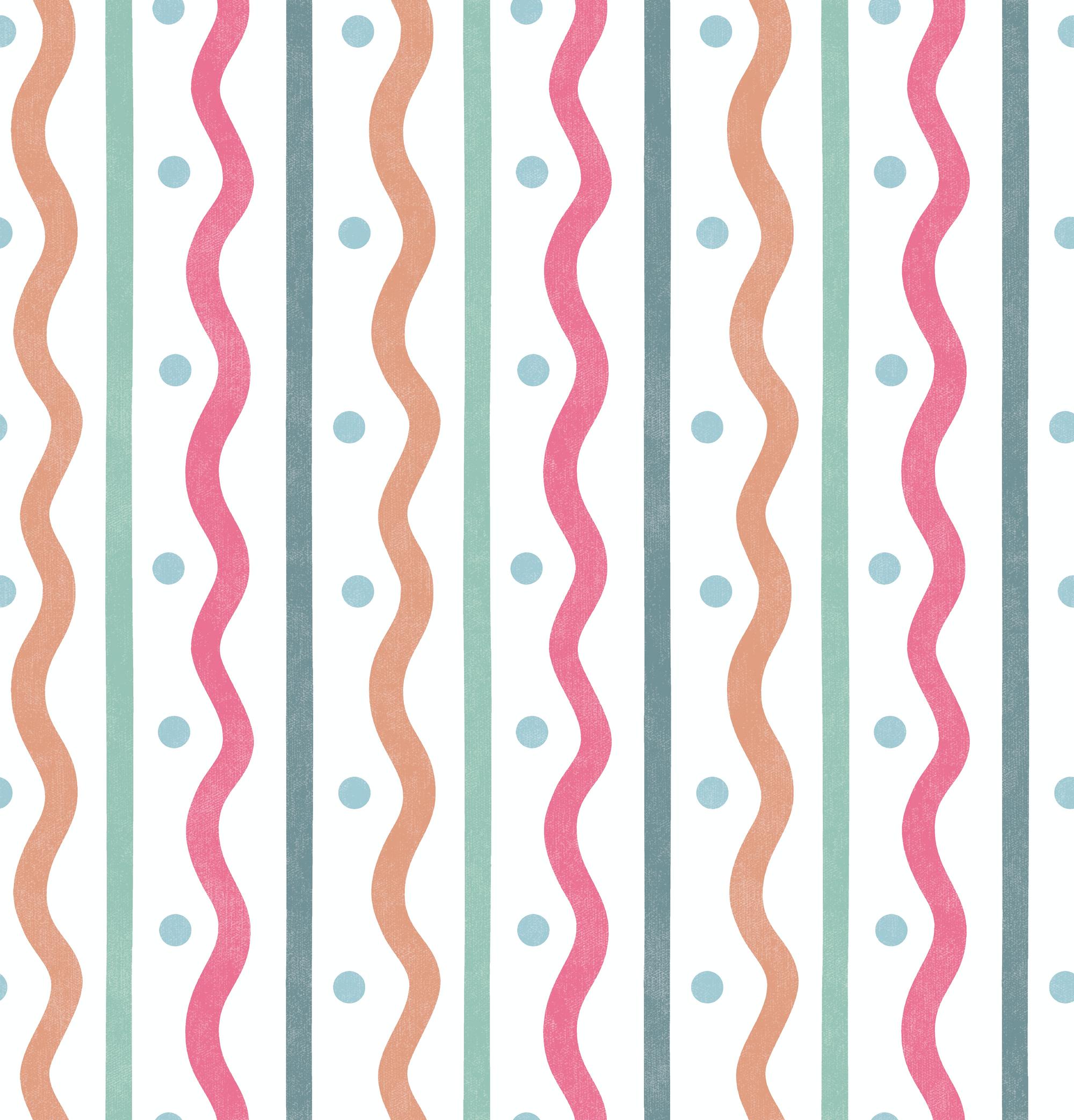 100388AH Squiggle Stripe by Wallpaper by Arthouse