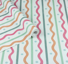 100388AH Squiggle Stripe by Wallpaper by Arthouse
