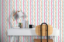 100388AH Squiggle Stripe by Wallpaper by Arthouse