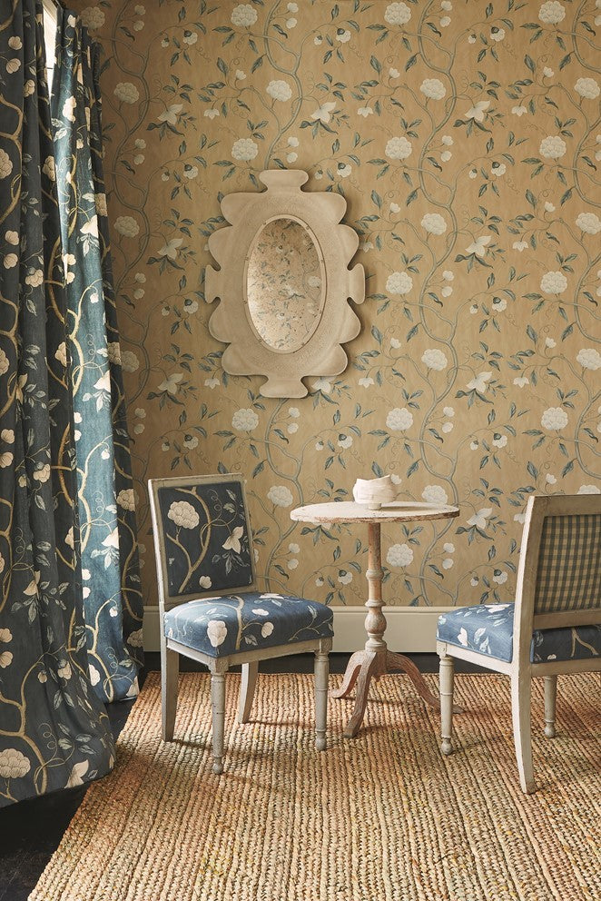 Snow Tree Jardine Florals Wallpaper by Colefax and Fowler