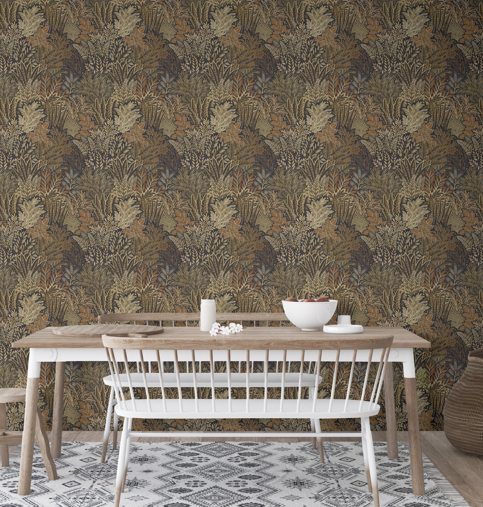 100399AH Illustrated Foliage by Wallpaper by Arthouse