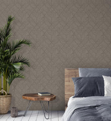 100407AH Wood Grain Geo Wallpaper by Arthouse