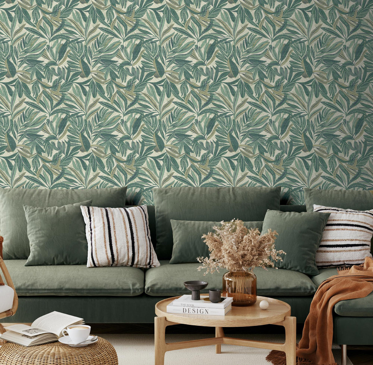 Graphic Tropical Leaf by Wallpaper by Arthouse