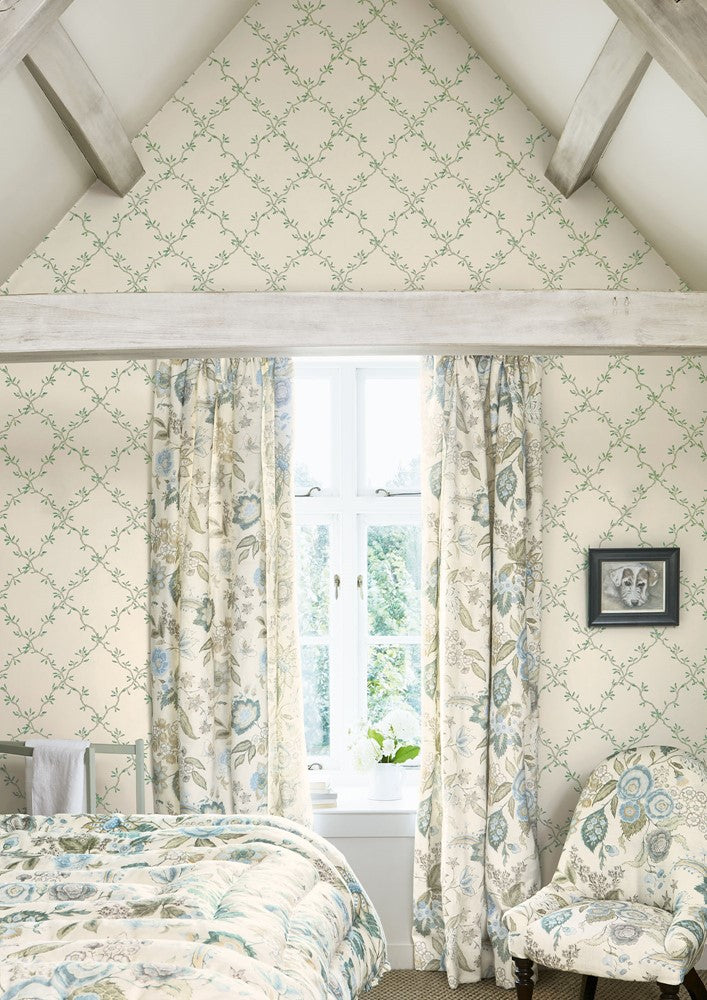 Leaf Trellis Small Designs Wallpaper By Colefax & Fowler