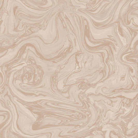100537 Marbled Pebble & Rose Gold Wallpaper By Graham & Brown
