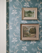 Bellflower Ashdown Navy Wallpaper By Colefax and Fowler