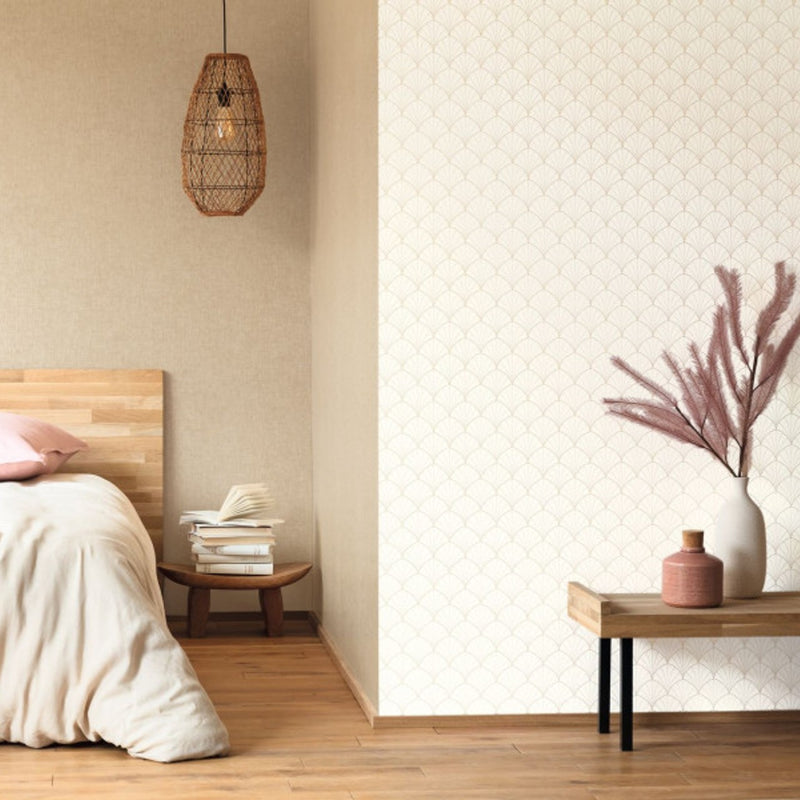 100601520 Hygge Uni L'Epopee Wallpaper by Caselio