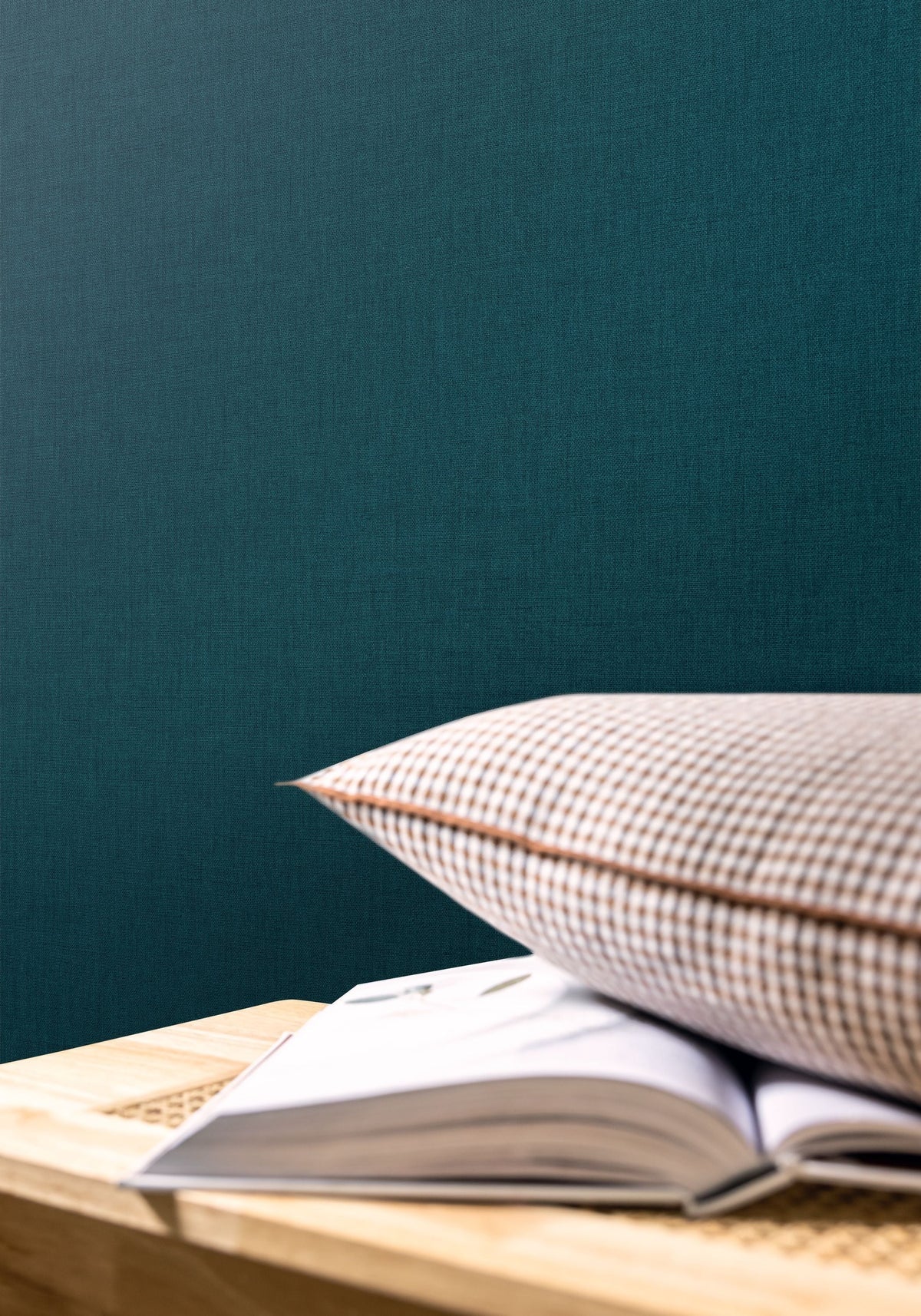 Uni Bleu Bleu Nuit Happy Kids Club Wallpaper by Caselio