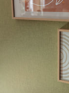 Uni Vert Kaki Happy Kids Club Wallpaper by Caselio