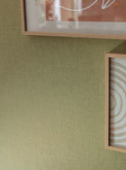 Uni Vert Kaki Happy Kids Club Wallpaper by Caselio