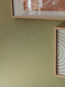 Uni Vert Kaki Happy Kids Club Wallpaper by Caselio