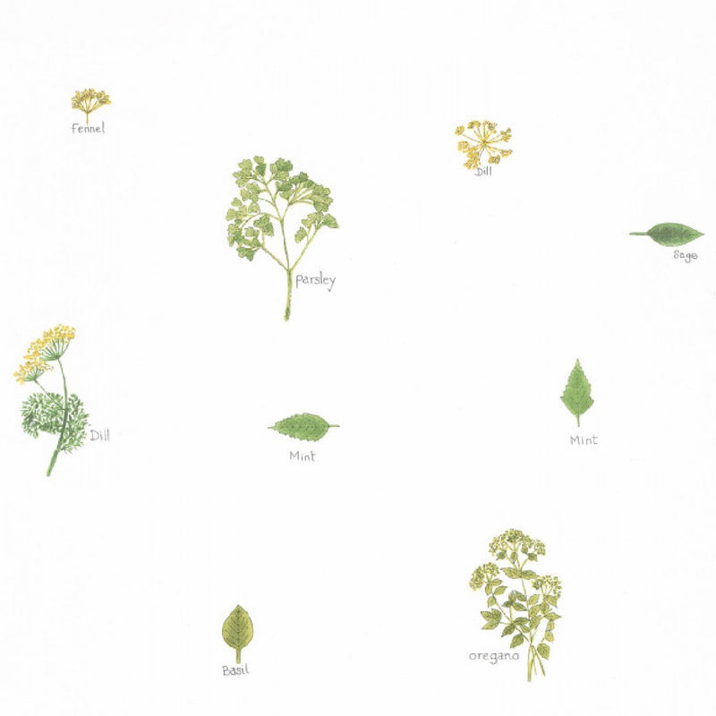 100627046 ( BIS 10062 70 46 ) Bouquet Garni Au Bistrot DAlice Wallpaper By Caselio