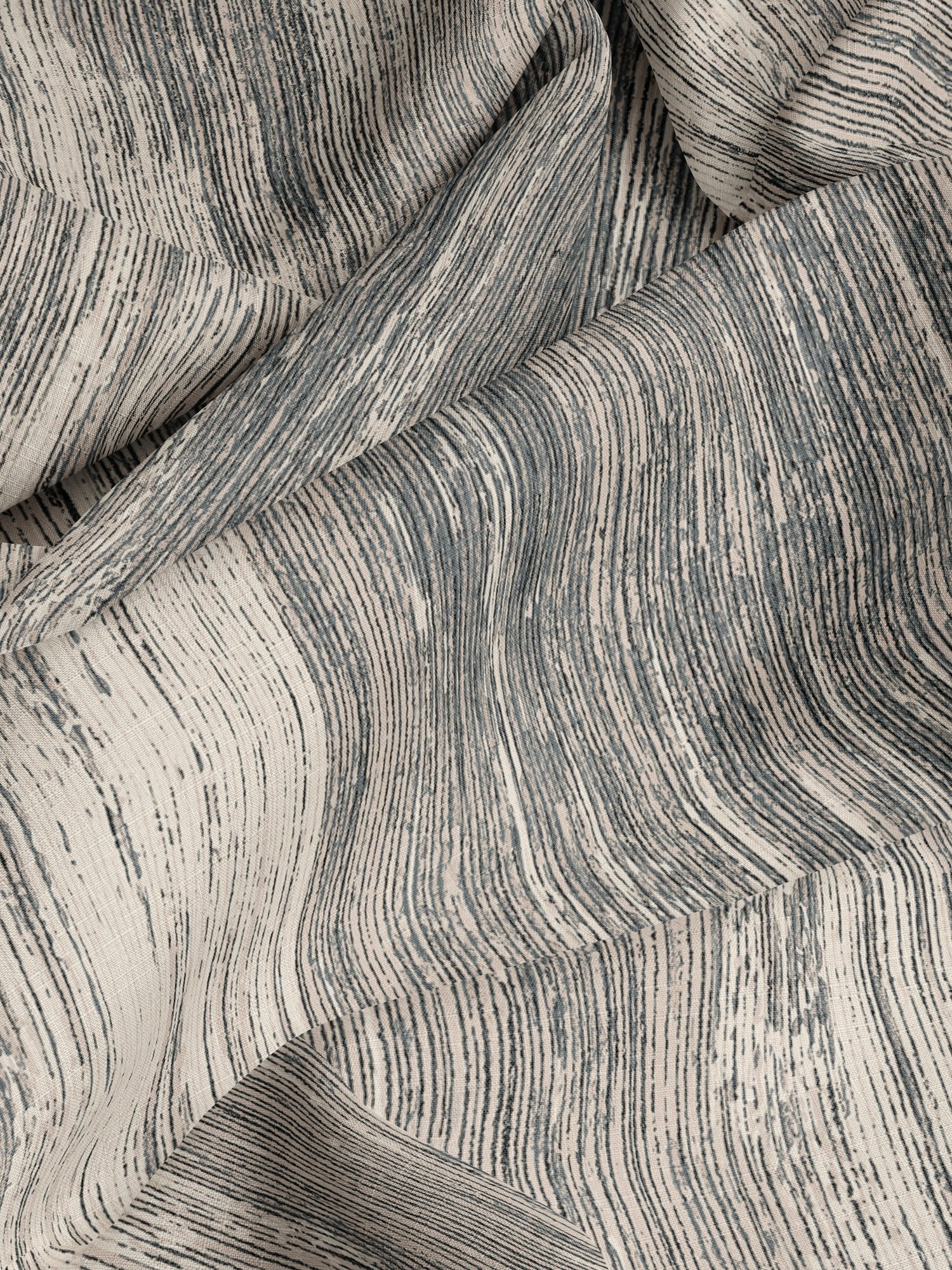 100632EH Huttoll Charcoal Elemental Fabric by Esselle Home