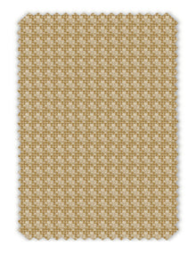 100636EH Millar Ochre A La Mode Fabric by Esselle Home