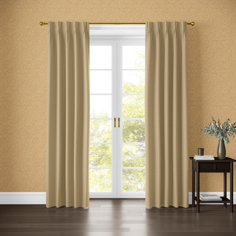 100636EH Millar Ochre A La Mode Fabric by Esselle Home