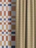 100636EH Millar Ochre A La Mode Fabric by Esselle Home