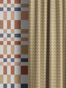 100636EH Millar Ochre A La Mode Fabric by Esselle Home