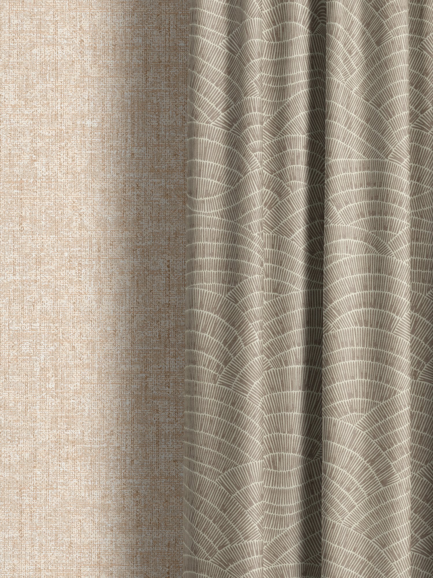 100637EH Dalty Sand Elemental Fabric by Esselle Home