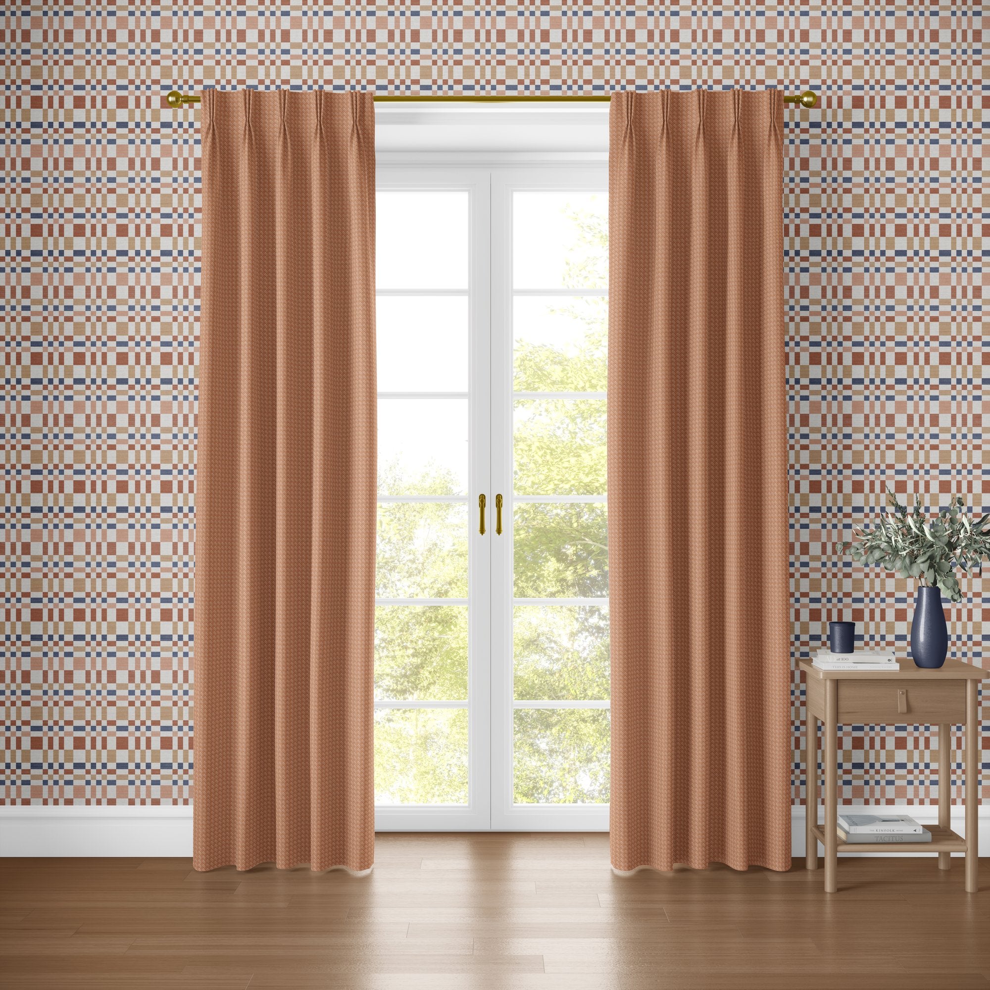 100639EH Millar Brick A La Mode Fabric by Esselle Home
