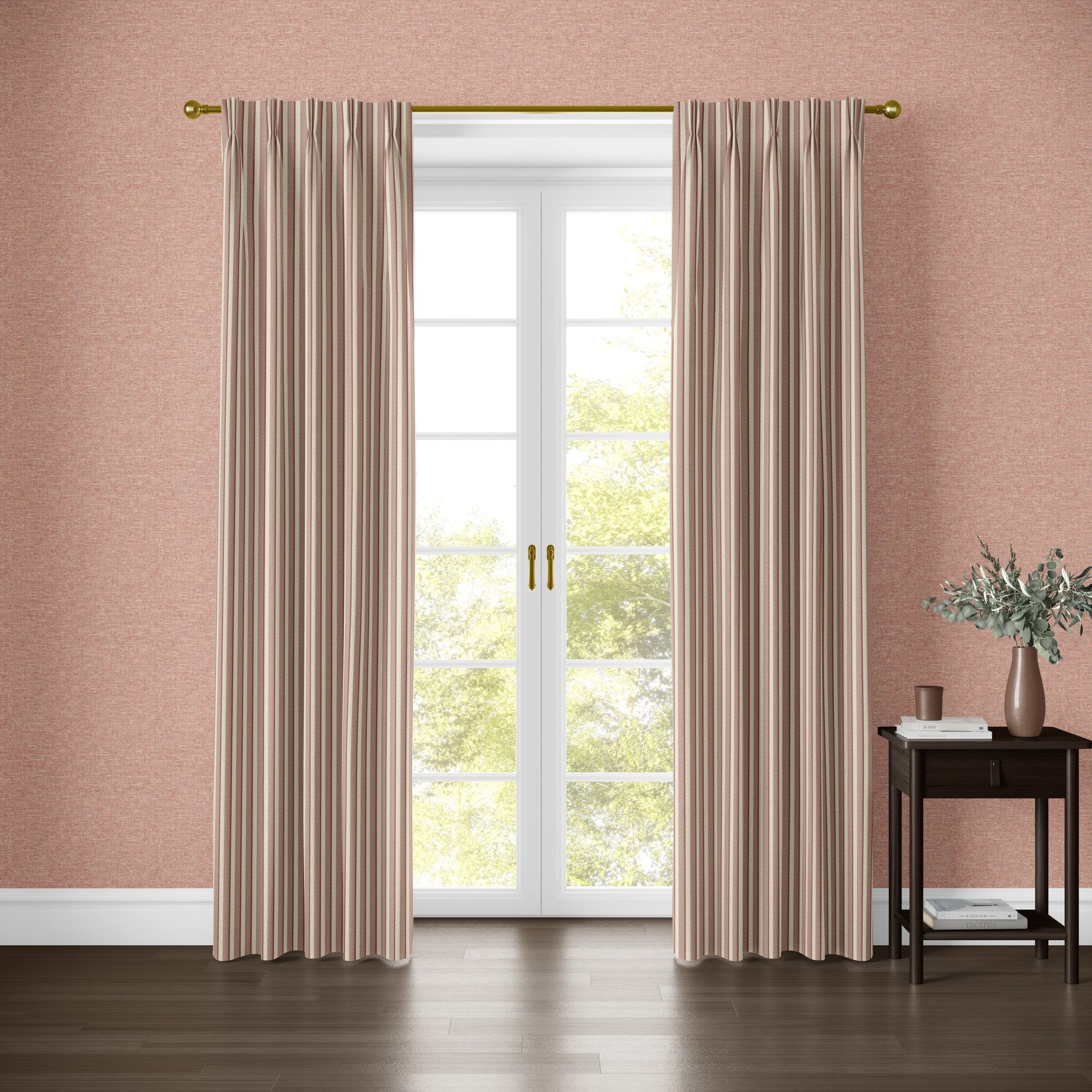 100643EH Lolen Salmon A La Mode Fabric by Esselle Home