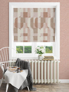 100647EH Atton Blush / Natural A La Mode Fabric by Esselle Home