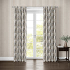 100648EH Atton Natural / Slate A La Mode Fabric by Esselle Home