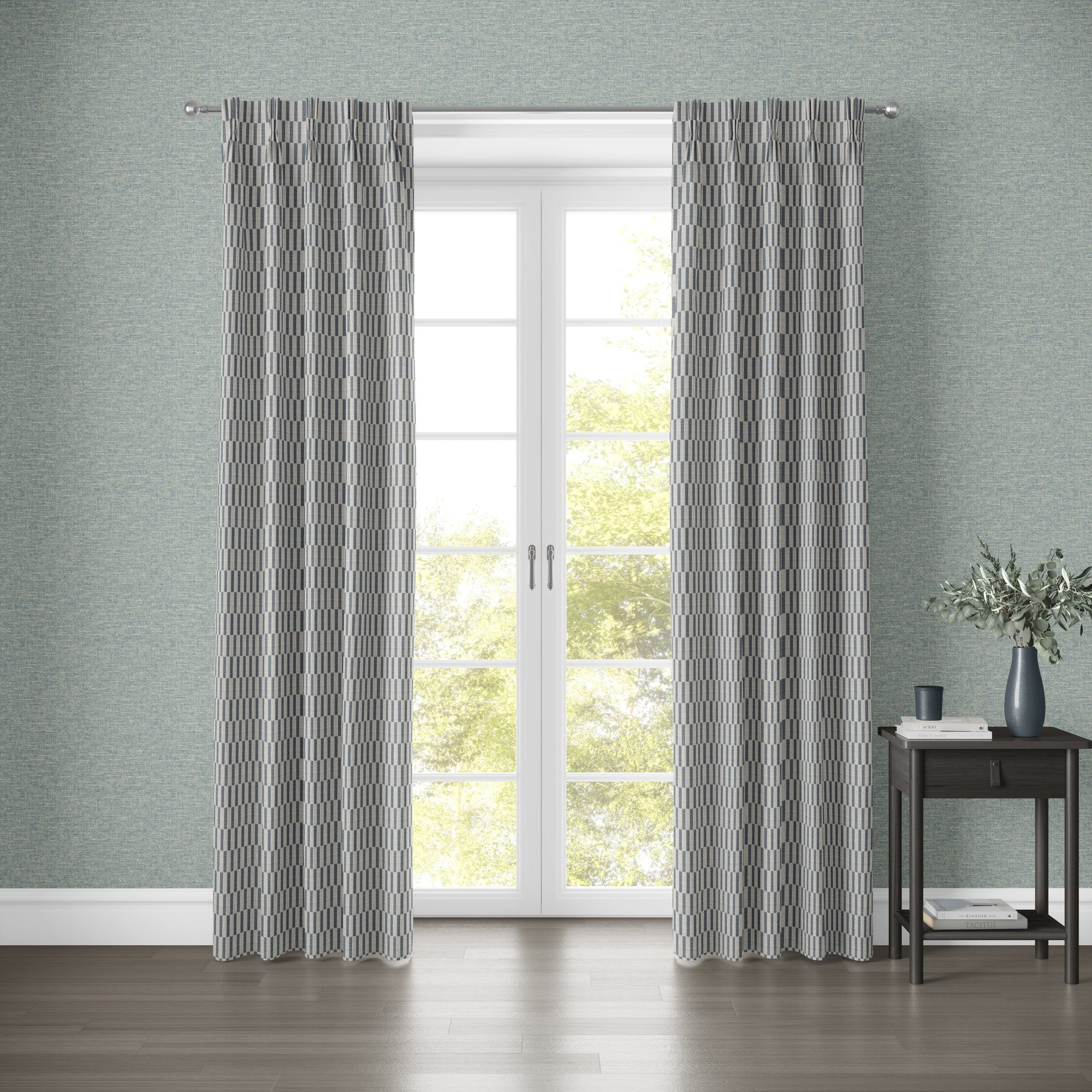 100650EH Disby Slate A La Mode Fabric by Esselle Home