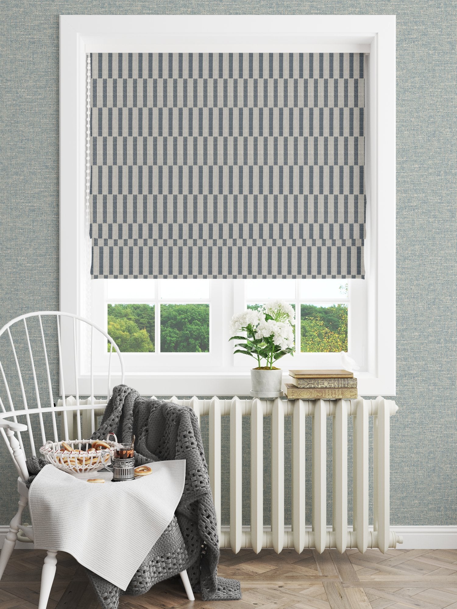 100650EH Disby Slate A La Mode Fabric by Esselle Home