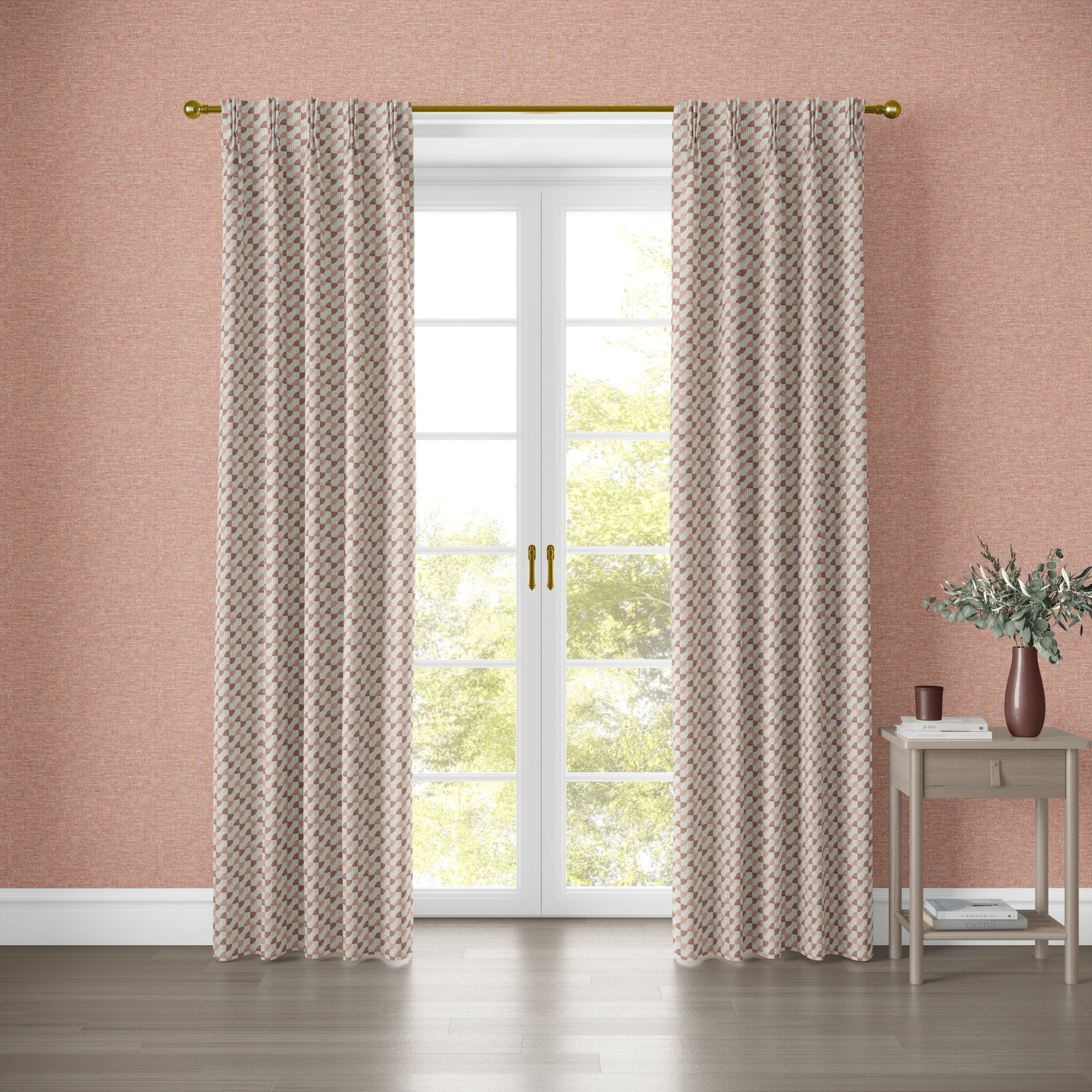 100652EH Dalure Blush A La Mode Fabric by Esselle Home