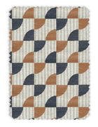 100653EH Dalure Mocha A La Mode Fabric by Esselle Home