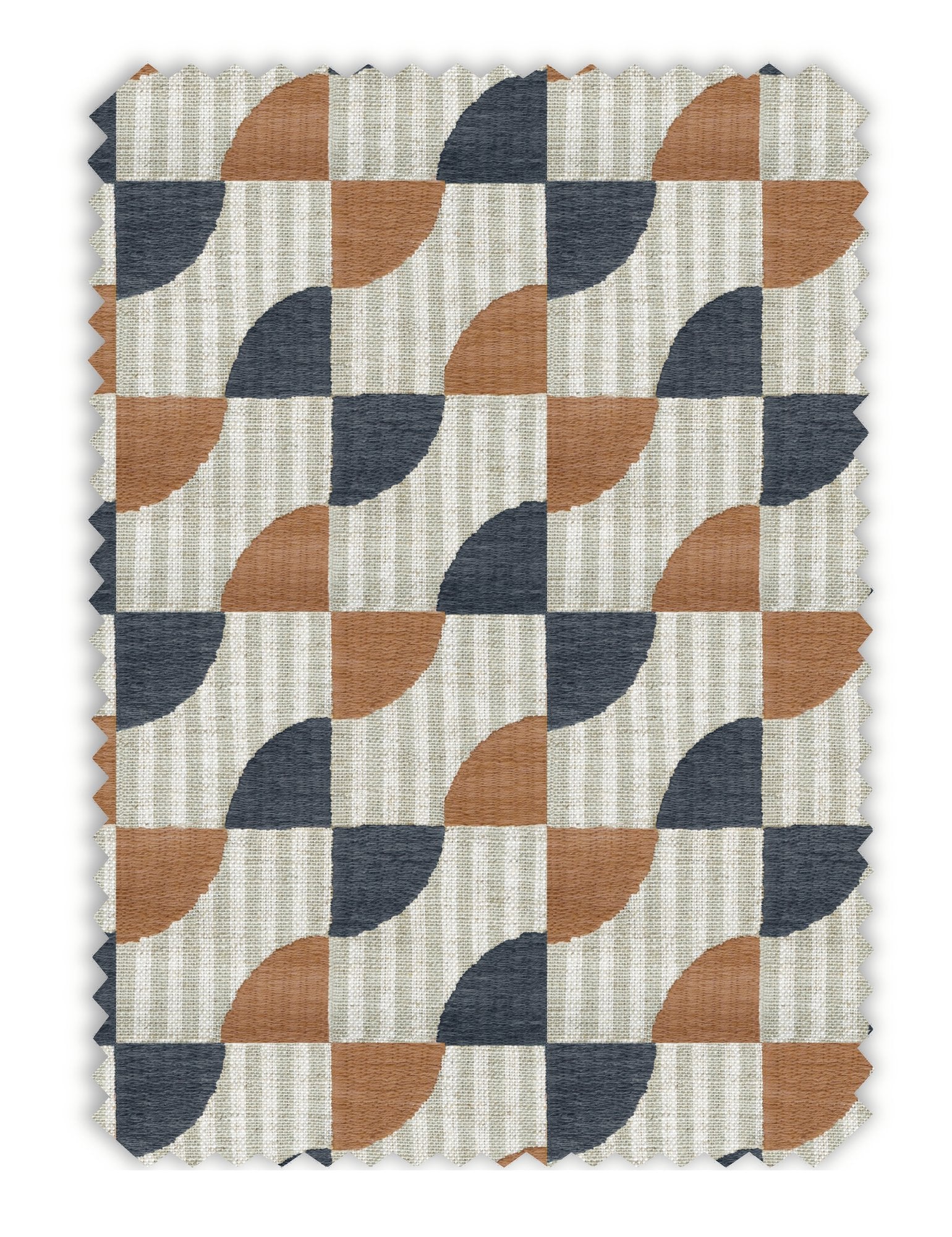 100653EH Dalure Mocha A La Mode Fabric by Esselle Home