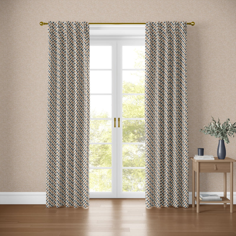 100653EH Dalure Mocha A La Mode Fabric by Esselle Home