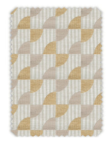 100654EH Dalure Ochre A La Mode Fabric by Esselle Home