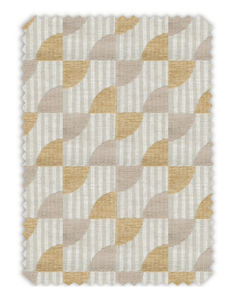 100654EH Dalure Ochre A La Mode Fabric by Esselle Home