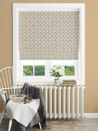 100654EH Dalure Ochre A La Mode Fabric by Esselle Home