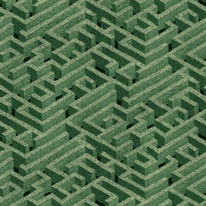 JMW-100711 Labyrinth Wallpaper by Josephine Munsey