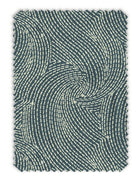 100719EH Hardel Blue Elemental Fabric by Esselle Home