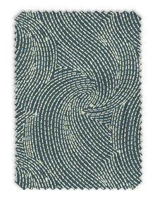 100719EH Hardel Blue Elemental Fabric by Esselle Home