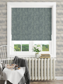 100719EH Hardel Blue Elemental Fabric by Esselle Home