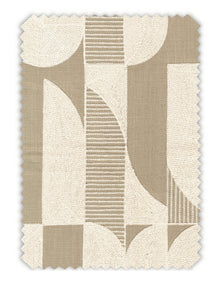 100726EH Beckett Natural A La Mode Fabric by Esselle Home