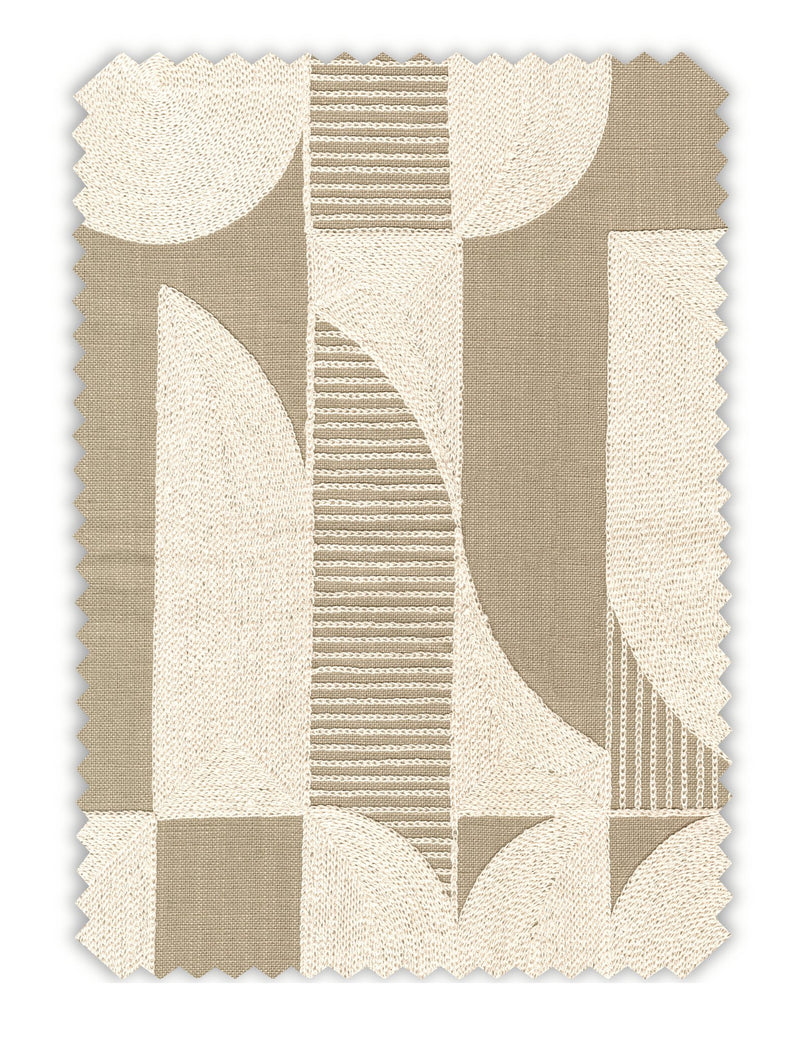 100726EH Beckett Natural A La Mode Fabric by Esselle Home