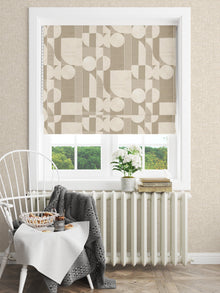 100726EH Beckett Natural A La Mode Fabric by Esselle Home